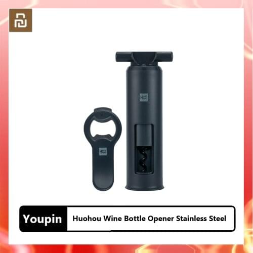 Mijia Huohou Wine Bottle Opener Stainless Steel Automatic Magnetic Beer Openers Bar Wine Opener Kitchen BBQ Tools
