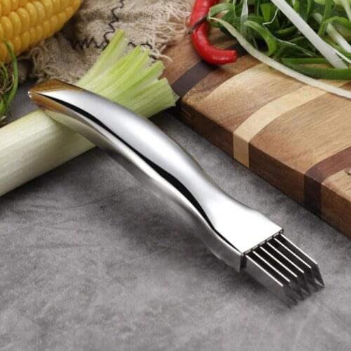 Shallot Knife Onion Garlic Vegetable Cutter Cut Onions Garlic Tomato Device Shredders Slicers Cooking Tools Kitchen Accessories
