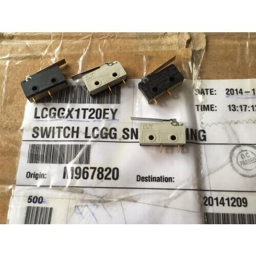Original new 100% travel limitation LCGGX1T20EY micro switch 2pin gold-plated foot with handle
