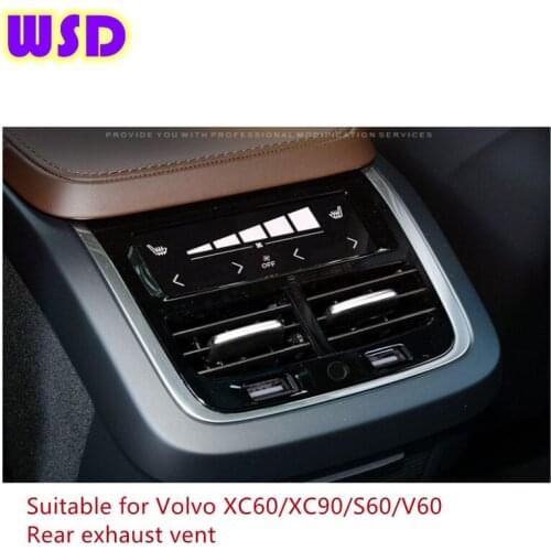 Suitable for Volvo XC60/XC90/S60/V60, modified air-conditioning vent, USB charging socket, rear seat hair dryer, original instal
