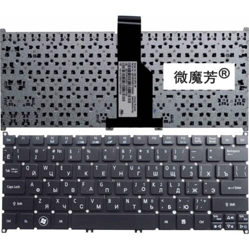 RU Black New For Acer For aspire S3-951 S3-371 V5-171 S3-391 ONE B113 725 726 AO765 756 MS2346 V5-131 Laptop Keyboard Russian