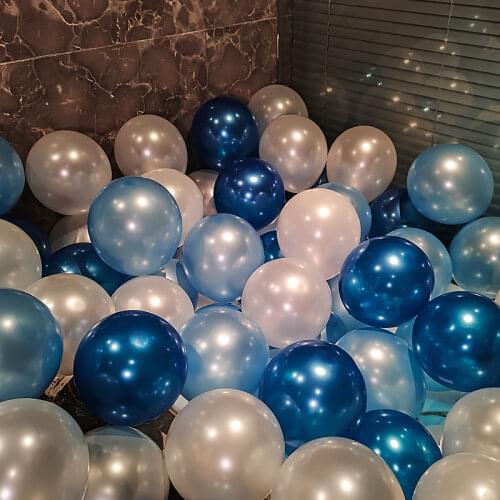 10/20/Pcs 10inch 2.2g Pearl Latex Mixed Color Balloon Birthday Party Wedding Christmas Scene Decorated Children Color Balloon