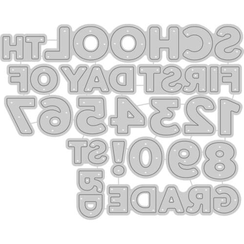 2021 AliliArts Metal Cutting Dies FIRST DAY diy Scrapbooking Photo Album Decorative Embossing PaperCard Crafts Die