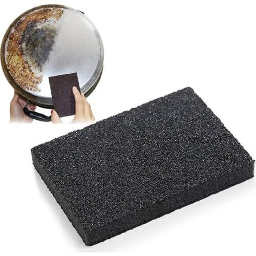 5pcs Emery Sponge Brush Washing Kitchen Cleaner Tool Descaling Rust Eraser Cleaning Pads Durable Nano Sponge For Dish Pans Pots