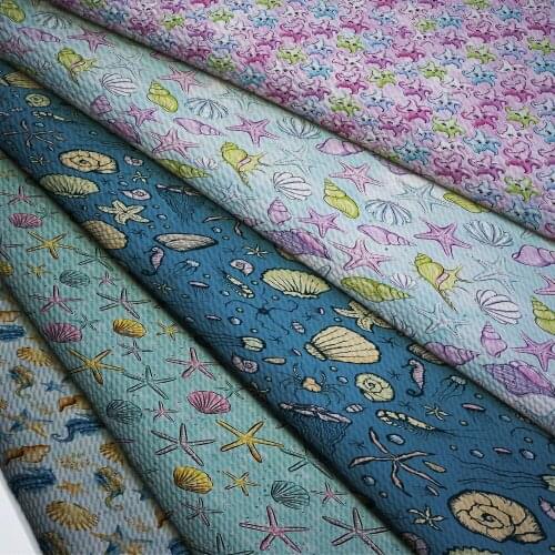 50*140cm Bullet Textured Liverpool Fabric Flower Printed DIY Tissue Kids Home Textile for Sewing Quilt Decoration Home