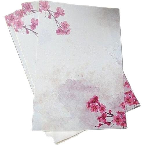 8pcs/lot Chinese Style Flower Letter Pad Writing Paper Letter for Students Kids Gift School Supplies Students Stationery