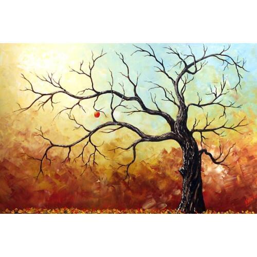 Abstract tree The wooden puzzle 1000 pieces ersion jigsaw puzzle white card adult childrens educational toys