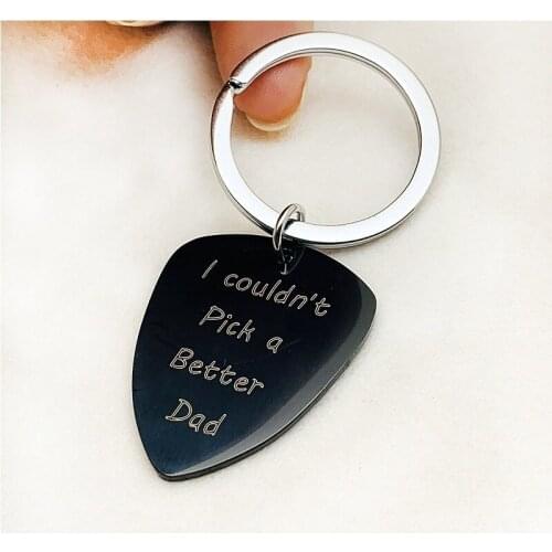 Oeinin Arrtracive Keyring For Men/Women Simple Letter Key Chain I Couldnt Pick A Better Dad Keychain Stainless Steel Brelok