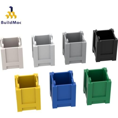 BuildMOC 61780 2x2 square box ldd61780 For Building Blocks Parts DIY Construction Classic Brand gift Toys