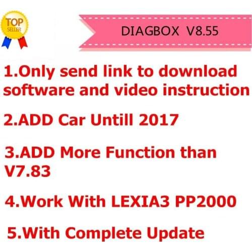Diagbox V8.55 V7.83 Full Update For Lexia3 PP2000 lexia-3 Diagbox 8.55 Add Car Untill 2017 Diagnostic For Citroen/for Peogeot