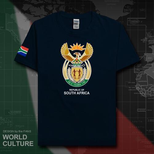 South Africa men t shirt fashion 2018 jerseys nation team 100% cotton t-shirts meeting fitness clothing tees gyms country RSA 20