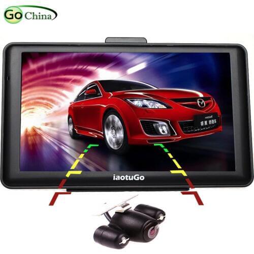 Original iaotuGo 7" Car GPS Navigation Rear Camera Android Truck Navigator Quad Core Capacitive Bluetooth AVIN Wifi FM