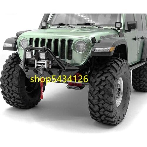 Toy Car scx10 iii Chassis Front Bumper Guard For Car Axial Scx10 iii Rc jeep-wrangler Car Shell Bumper Plates Light