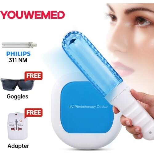 UVB 311NM Phototherapy Instrument Household Vitiligo Psoriasis Treatment Ultraviolet Lamp Treatment Lamp Phototherapy Vitiligo