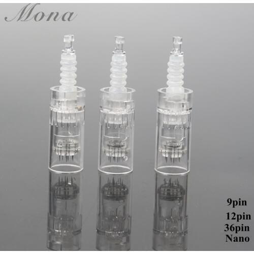 100pcs Electric Derma Pen Needles Cartridge 36pin Cartridge For Auto Microneedle Derma Pen Meso Needle Nano Cartridge
