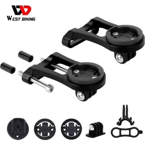 WEST BIKING Multifunctional Bike Light/Computer Mount Holder Cycling Stem Extended Bracket Adapter Bicycle Lights Support Holder