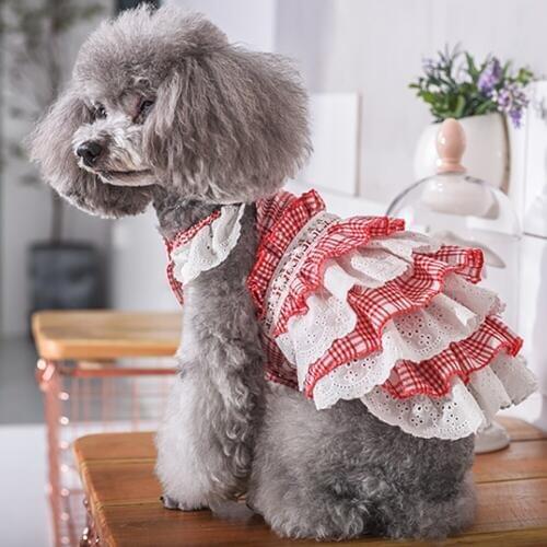 Summer Dog Dress Pet Dog Clothes for Small Dog Wedding Dress Skirt Puppy Clothing Spring Fashion Jean Pet Clothes
