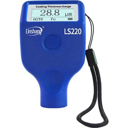 LS220 auto car paint film coating Thickness gauge meter Tester instrument Fe/NFe For Non magnetic and Non conductive Coatings