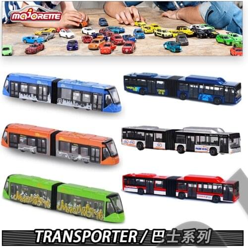 Majorette 1/64 MAN City Bus And Siemens Avenio Tram Series Car Hot Pop Kids Toys Motor Vehicle Diecast Metal Model