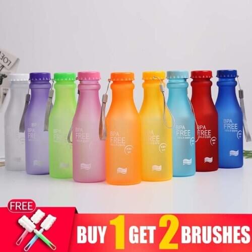 My 550ml Running Outdoor Sports Kitchen Clear Water Bottle Leak-proof Camping Drinkware Portable Sports Gourd Herbalife Bottles