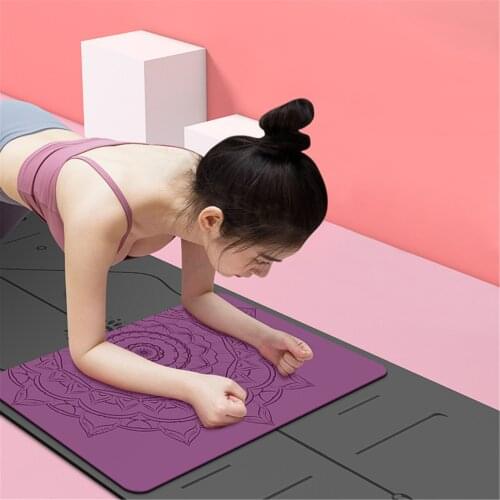Non Slip Yoga Mat Knee Elbow Cushion Non-slip Eco-friendly Workout Exercise Mat For Fitness, Gymnastics And Pilates