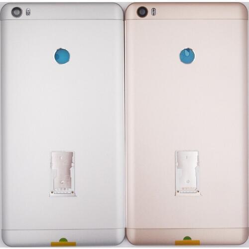 BaanSam New Battery Door Back Cover SIM Card Tray Housing Case For Xiaomi Mi Max 6.44 Inch With Power Volume Buttons