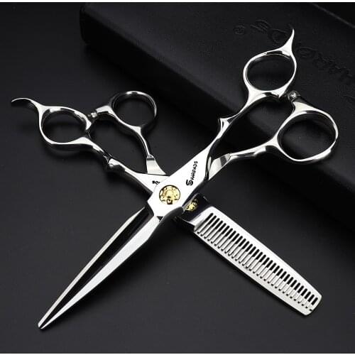 New 5.5 / 6 Inch Japan 440c hairdressing scissors hairdressing scissors beauty salon special hairdresser scissors sharp haircuts