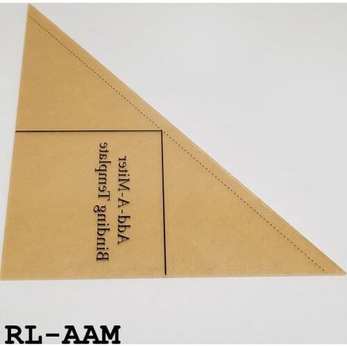 Binding Template Cloth Sealing Edging Tailoring Accurate Convenient Templates with Operating Instructions # RL-AAM
