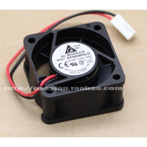 Detla Electronics EFB0405LD R00 DC 5V 0.16A 40x40x20mm Server Cooling Fan