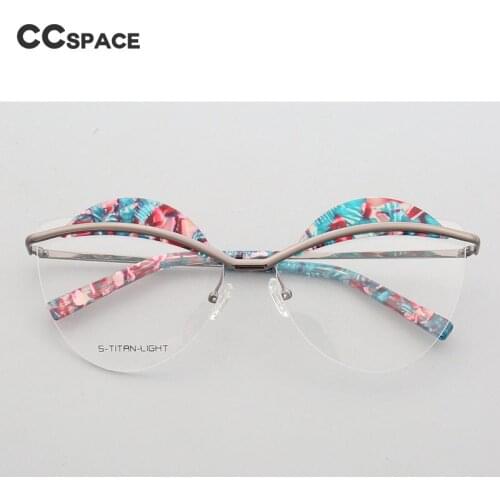 47501 Steel Lens Round Glasses Frame Retro Mens and Womens Optical Fashion Computer Eyeglasses
