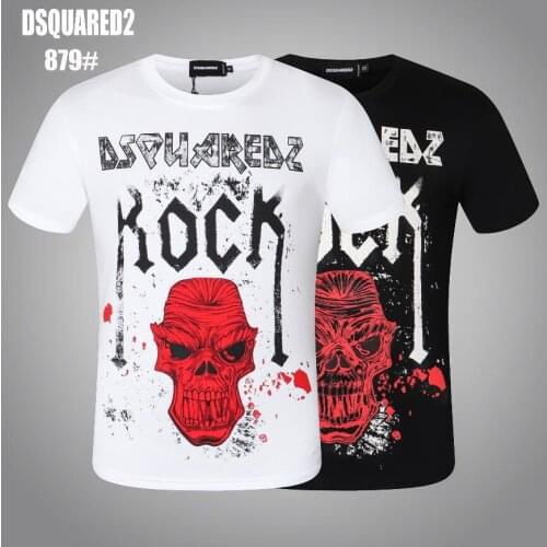 Genuine Dsquared2-Men Graphic Print T-shirt, Gangster Shirt, Punk, Hunter x Hunter 879