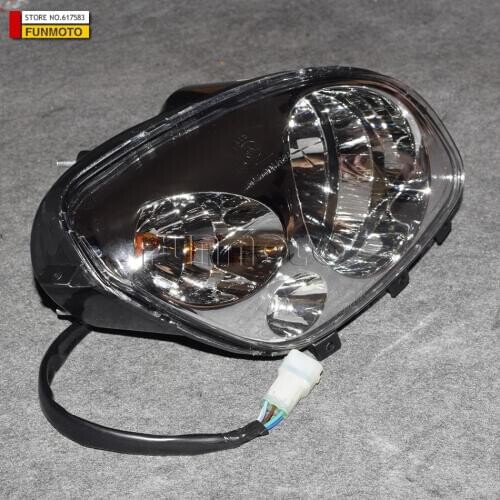 Right headlight of CF500 ATV parts number is 9010-160210