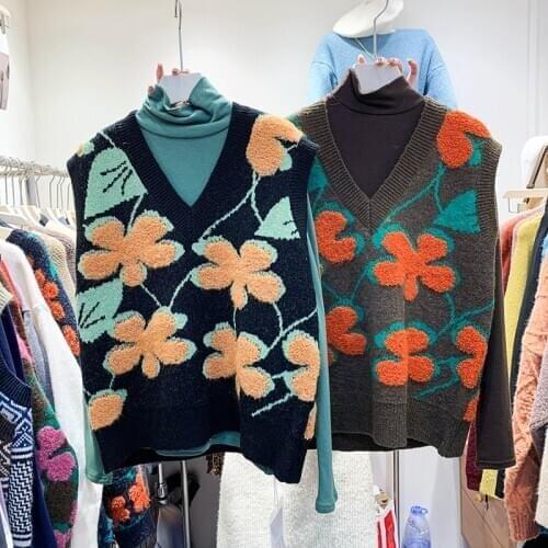 Pullover Sweater Women 2020 Autumn Winter Solid v-Neck Pullover Sweaters Korean Style Knitted Long Sleeve Jumpers Casual Tops