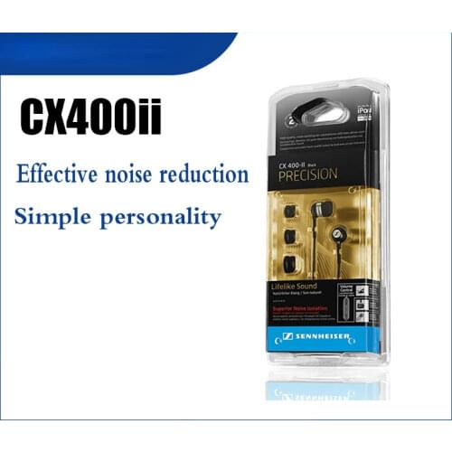 Sennheiser CX400II 3.5mm Wired Stereo Earphones Bass Headset Sport Earbuds Precision HIFI Headphone for iPhone/Samsung