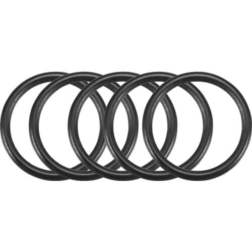 Uxcell 50 Pcs 20mm x 25mm x 2.5mm Nitrile Rubber Sealing O Ring Gasket Washer Black