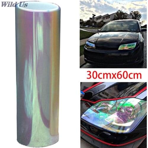 30*60cm Chameleon Color Changing Tint Vinyl Wrap Sticker Headlight Film Car Light Lamp