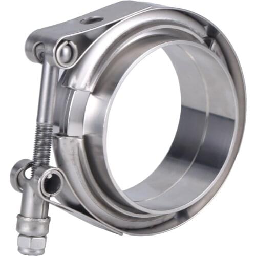 1.5/2/2.25/2.36/2.5/2.75/3/3.5/4 Inch V Band Clamp Flange Kit V-Band Exhaust Pipe Hose Clamp Flange Clamp High Quality
