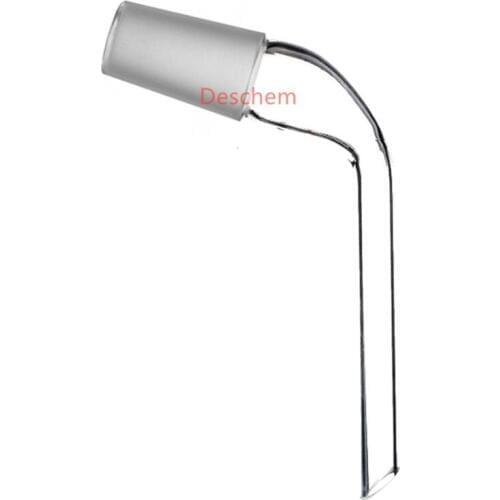 24/40,Distilling Glass Adapter,105 Degree Bent,Male Joint,Lab Chemical Glassware