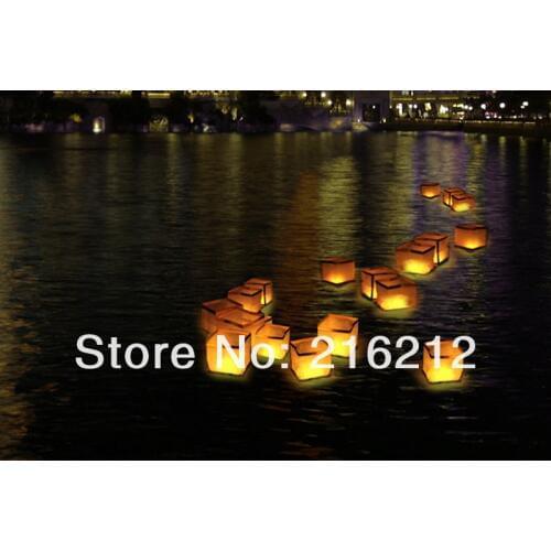 50 pcs Chinese lanterns Floating water lanterns wishing water River paper candle light