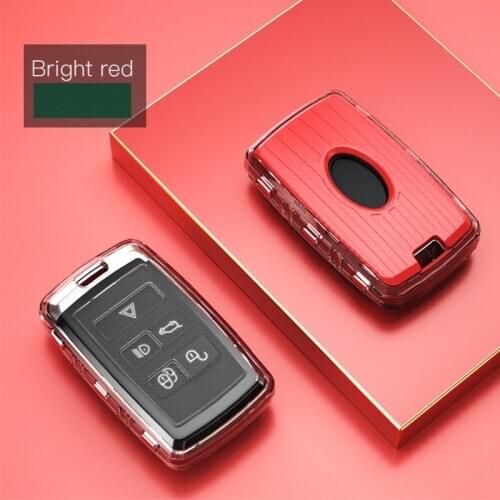 Carbon Style TPU Key Cover Key Case For Land Rover Range Rover Evoque Discovery Sport 5 2018 2019 2020