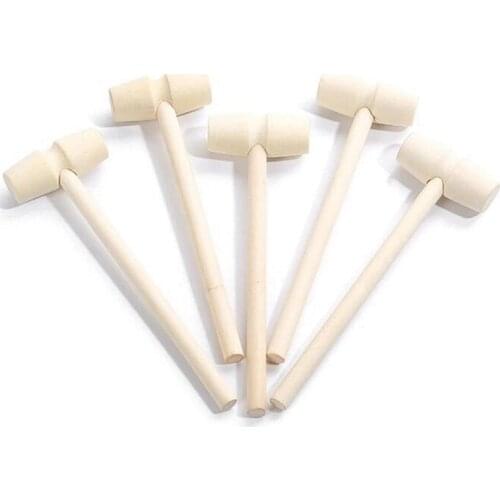 Wooden Hammer, Suitable for Chocolate Crushing Heart-Shaped Crushing Hammer