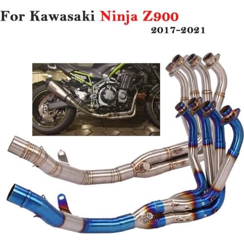 For Kawasaki Ninja 900 Z900 2017 2018 2019 2020 2021 Motorcycle Exhaust Escape Full System Modified Front Middle Link Pipe 51mm