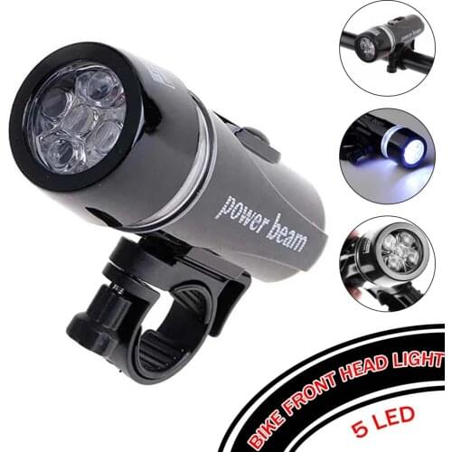 High Quality Bicycle Front Head light Waterproof Road MTB 5 Led Mountain Bike Front Light Lantern Cycling Lamp Flashlight
