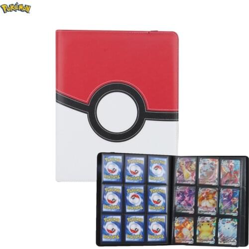 360Pcs Holder Collections Pokemon Cards Album Book Top Loaded List Toys Gift For Children PU Material 31cm