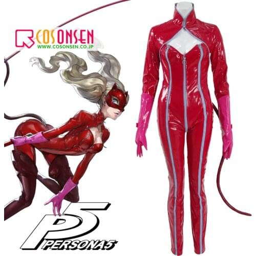 Persona 5 Ann Takamaki Phantom Thief Jumpsuit Glove Mask COSPLAYONSEN Cosplay Costume All Sizes