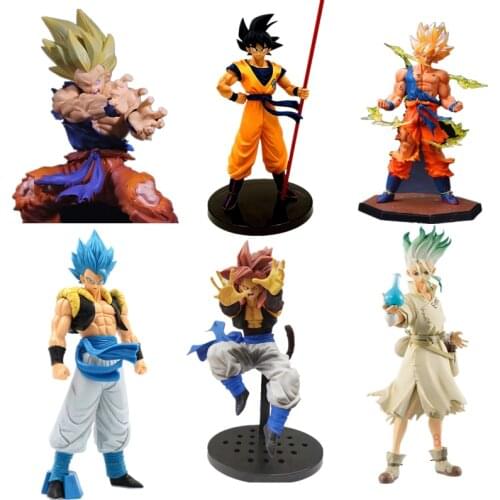 Dragon Ball Doll Super Saiyan Monkey King Trunk Broli Vegeta Decoration Action Figure PVC Figma Child Birthday Gift