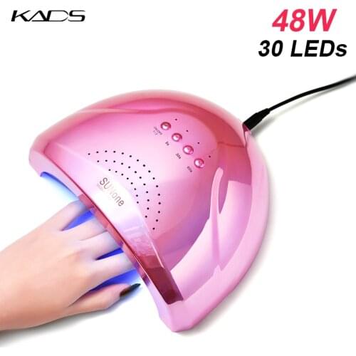 KADS 48W Nail Lamp Machine of Gel Nail Polish Nail Dryer UV Led Lamp 30 LEDS Dryer Nail LED Manicure Gel Nail Light US EU Plug