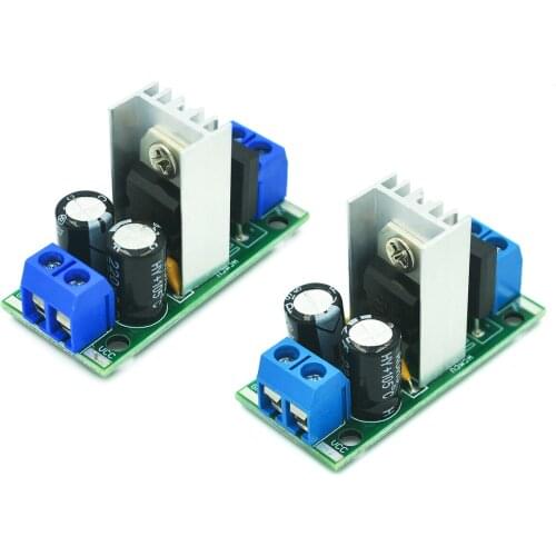 LM7805 LM7809 LM7812 DC/AC Three Terminal Voltage Regulator Power Supply Module 5V 9V 12V Output Max 1.2A Module