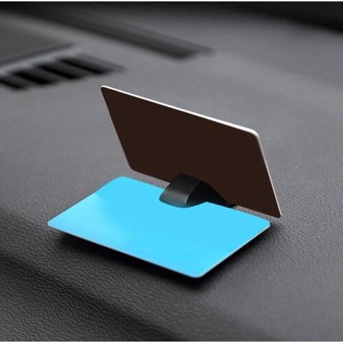 Multifunctional Card Ticket Holder Auto Car ID IC Clip Black Dashboard Door Adhesive Clips Car Styling Car Organization