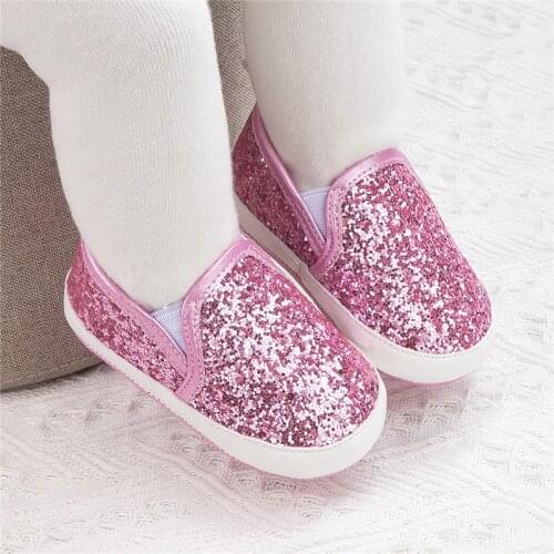 Fashion Glitter Baby Shoes Spring Autumn Infant Girls Sequined Bling Walking Shoes Sneakers детская обувь